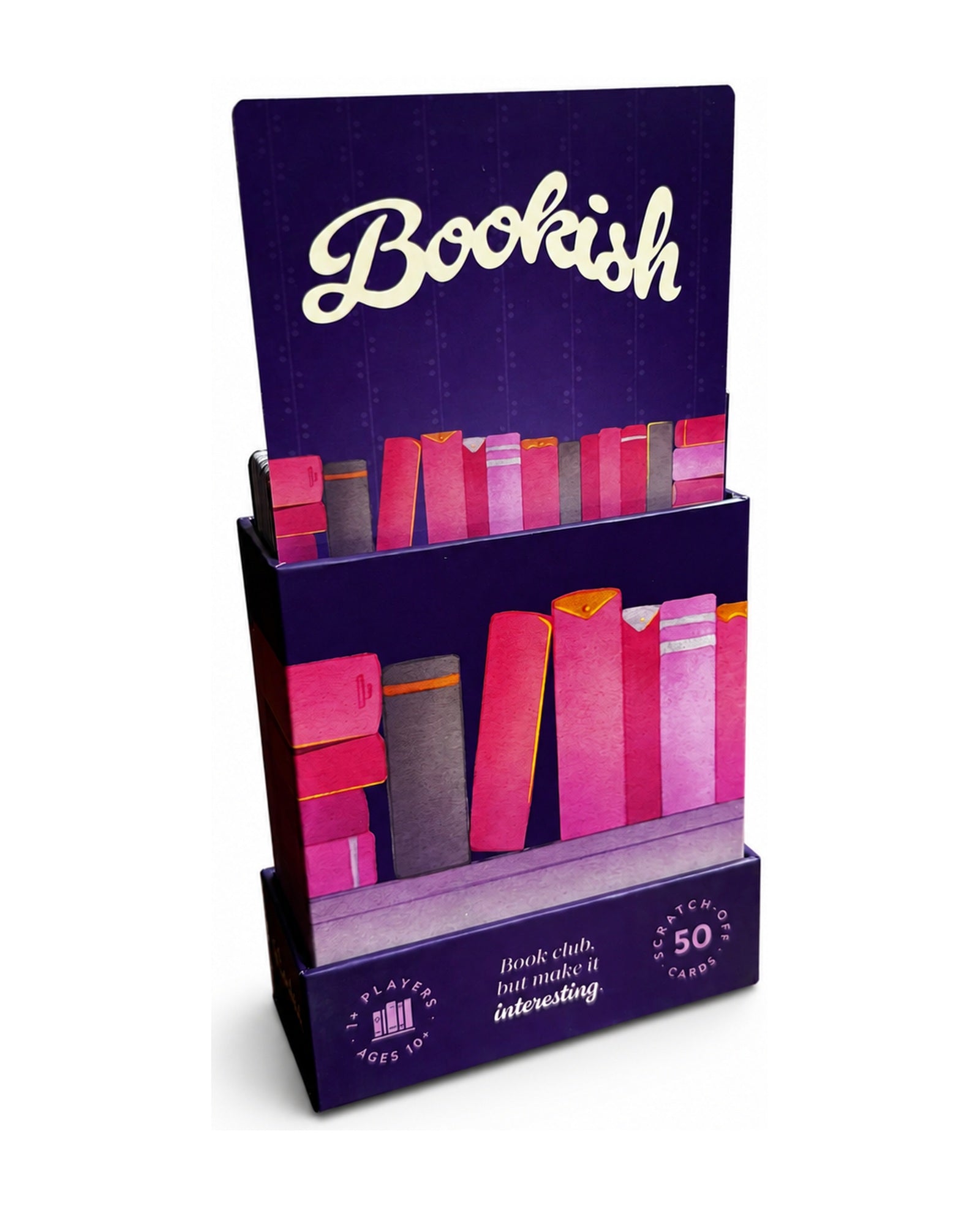 The Bookish card holder loaded with cards